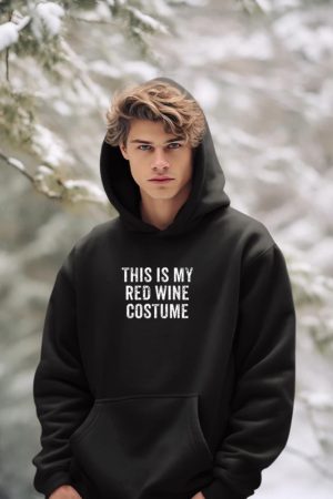 This is My Red Wine Costume Lazy Halloween Costume Hoodie