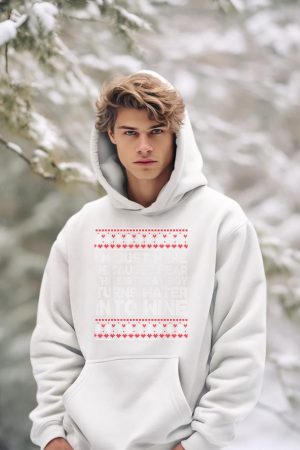 Turns Water Into Wine Jesus Christian Christmas Ugly Sweater Hoodie