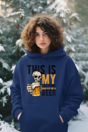 This Is My Costume Now Give Me A Beer Halloween Beer Party Hoodie