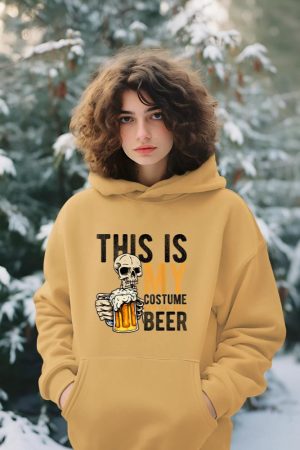 This Is My Costume Now Give Me A Beer Halloween Beer Party Hoodie