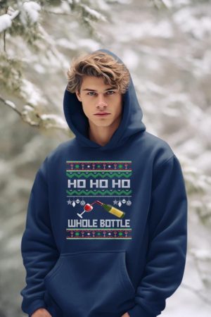 Wine Ugly Christmas Sweater Funny Alcohol Xmas Sweater Gift Hoodie
