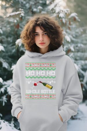 Wine Ugly Christmas Sweater Funny Alcohol Xmas Sweater Gift Hoodie