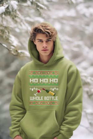 Wine Ugly Christmas Sweater Funny Alcohol Xmas Sweater Gift Hoodie