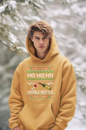 Wine Ugly Christmas Sweater Funny Alcohol Xmas Sweater Gift Hoodie