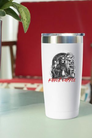 Grim Reaper's Special Brew Killer Coffee Funny Barista Tee Tumbler