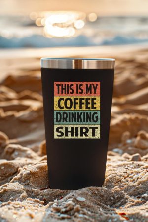 Funny This is My Coffee Drinking Shirt Cute Caffeine Lover Tumbler