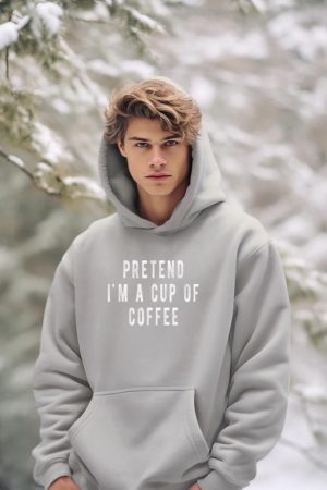 Pretend im a cup of Coffee Shirt Halloween Costume Coffee Hoodie