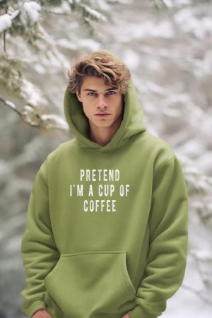 Pretend im a cup of Coffee Shirt Halloween Costume Coffee Hoodie