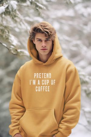 Pretend im a cup of Coffee Shirt Halloween Costume Coffee Hoodie