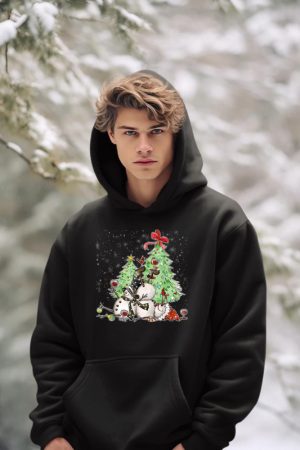 Tipsy Snowman Holiday Season Drinking Wine Snowmen Xmas Men Hoodie
