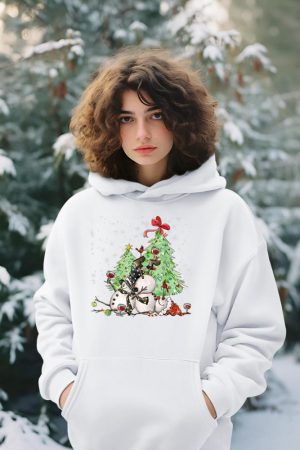 Tipsy Snowman Holiday Season Drinking Wine Snowmen Xmas Men Hoodie