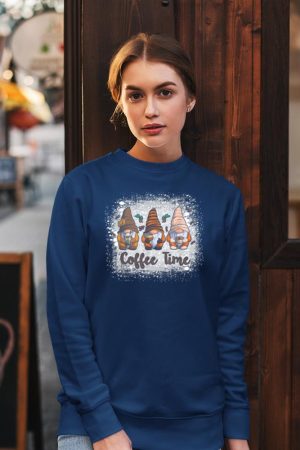 Cute Gnomes Coffee Time Caffeine Sweatshirt