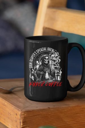 Grim Reaper's Special Brew Killer Coffee Funny Barista Tee Mug
