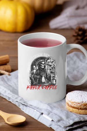 Grim Reaper's Special Brew Killer Coffee Funny Barista Tee Mug
