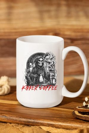 Grim Reaper's Special Brew Killer Coffee Funny Barista Tee Mug