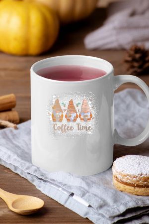 Cute Gnomes Coffee Time Caffeine Mug