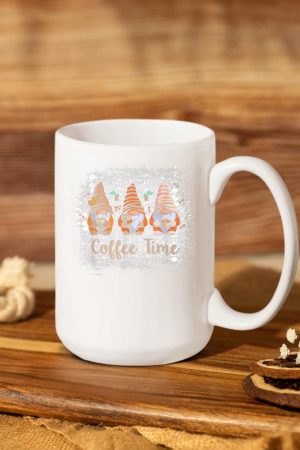 Cute Gnomes Coffee Time Caffeine Mug