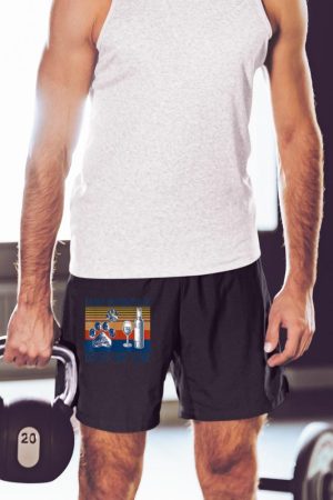 Easily Distracted By Dogs and Wine Funny Gift for Dog Lovers Short