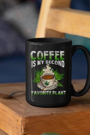 Cannabis Coffee Marijuana 420 Humor Caffeine Pot Weed Mug