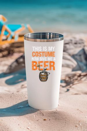 This Is My Costume Now Give Me A Beer Funny Halloween Tumbler
