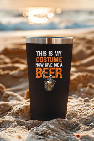This Is My Costume Now Give Me A Beer Funny Halloween Tumbler