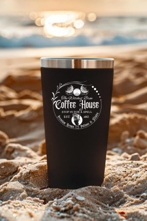 The Witches_ Brew Coffee House Salem Spooky Season Halloween Tumbler