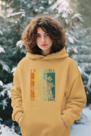 I Pair Well With Wine Tasting Drinking Wine Taster Hoodie