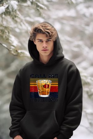 Funny Wine Call Me Old Fashioned Vintage Gift Hoodie