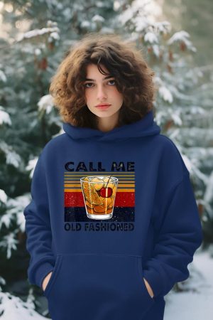 Funny Wine Call Me Old Fashioned Vintage Gift Hoodie