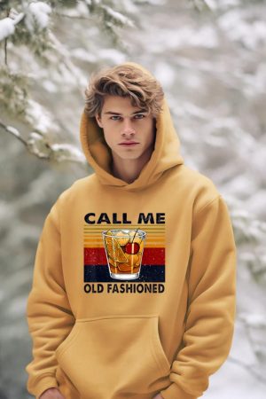 Funny Wine Call Me Old Fashioned Vintage Gift Hoodie
