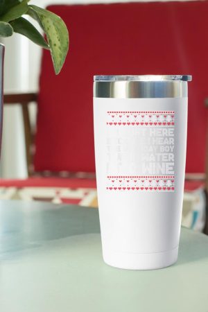 Turns Water Into Wine Jesus Christian Christmas Ugly Sweater Tumbler