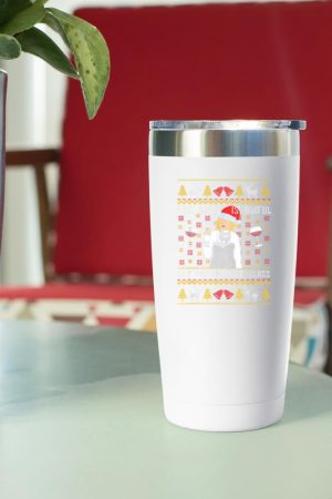 This Wine Is Awful Get Me Another Glass Ugly Christmas Tumbler