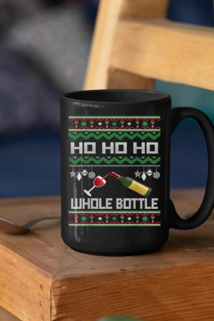 Wine Ugly Christmas Sweater Funny Alcohol Xmas Sweater Gift Mug