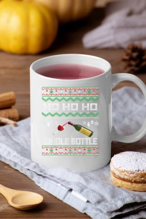 Wine Ugly Christmas Sweater Funny Alcohol Xmas Sweater Gift Mug