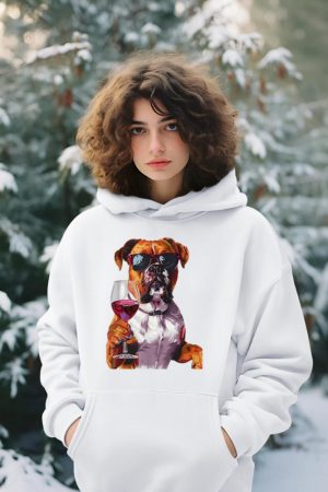 Boxer Wine Hoodie