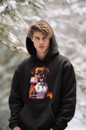 Boxer Wine Hoodie