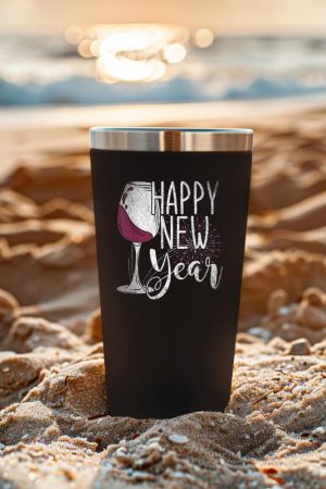 New Year Party Wine Glass Happy New Year New Years Eve Tumbler