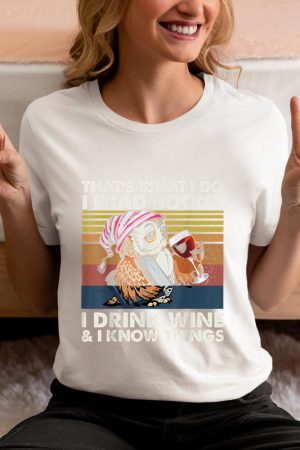 Vintage Owl That's What I Do I Read Books I Drink Wine T-Shirt