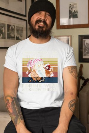 Vintage Owl That's What I Do I Read Books I Drink Wine T-Shirt