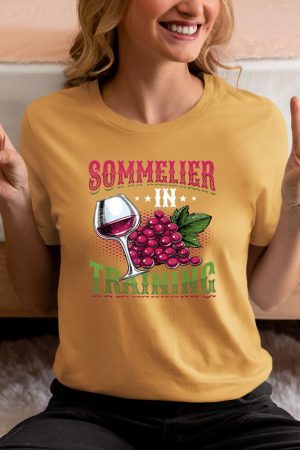 Sommelier In Training Wine Tasting T-Shirt