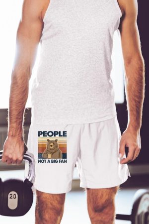 People Not A Big Fan Bear Drinking Coffee Short