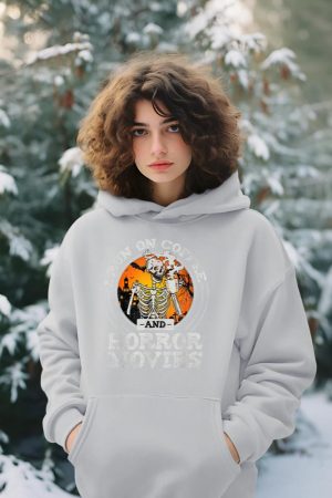 I Run on Coffee and Horror Movies Hoodie