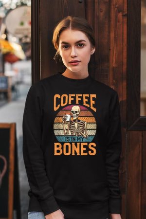 Retro Coffee Brewer Skeleton Sweatshirt
