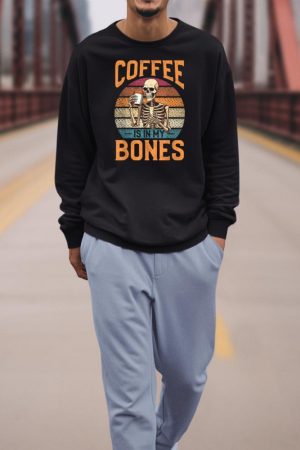 Retro Coffee Brewer Skeleton Sweatshirt