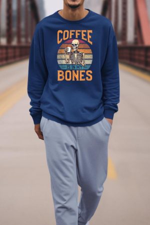 Retro Coffee Brewer Skeleton Sweatshirt