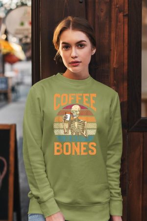 Retro Coffee Brewer Skeleton Sweatshirt