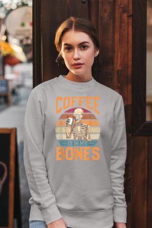 Retro Coffee Brewer Skeleton Sweatshirt