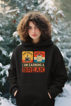 First Coffee Then Data I Am Earning A Break Iep Teacher Sped Hoodie