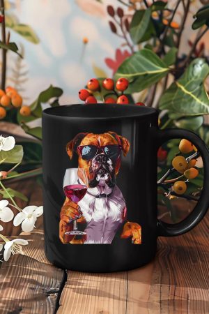 Boxer Wine Mug