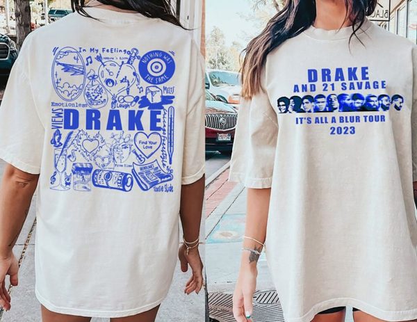 Drake 2 Sides Shirt, 21 Savage Tour shirt, Drake Tour 2024 2025 shirt